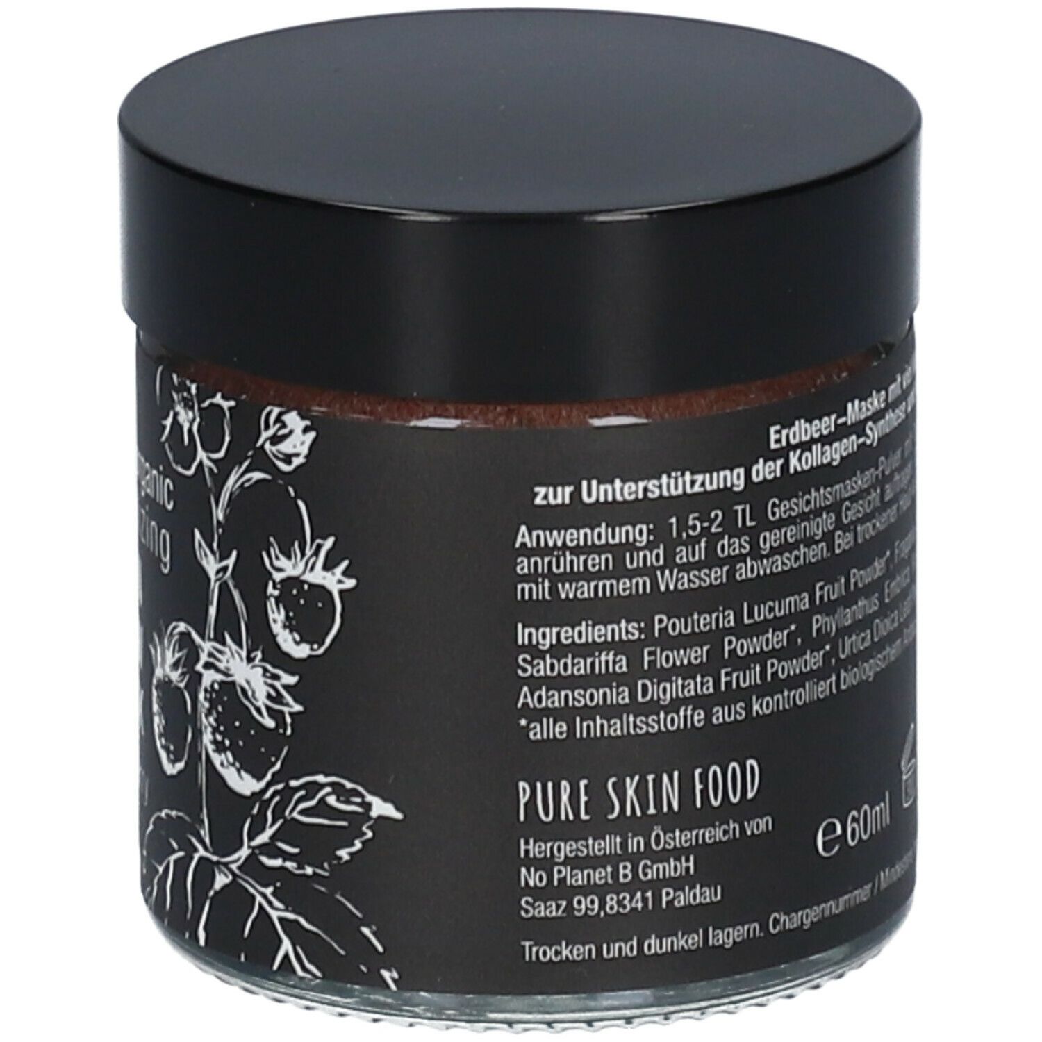 PURE SKIN FOOD Bio Skin Glow Maske Erdbeere & Superfoods