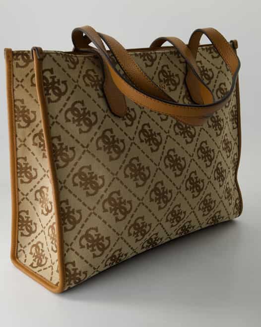 Guess Silvana Girlfriend Tote Handtasche in Beige