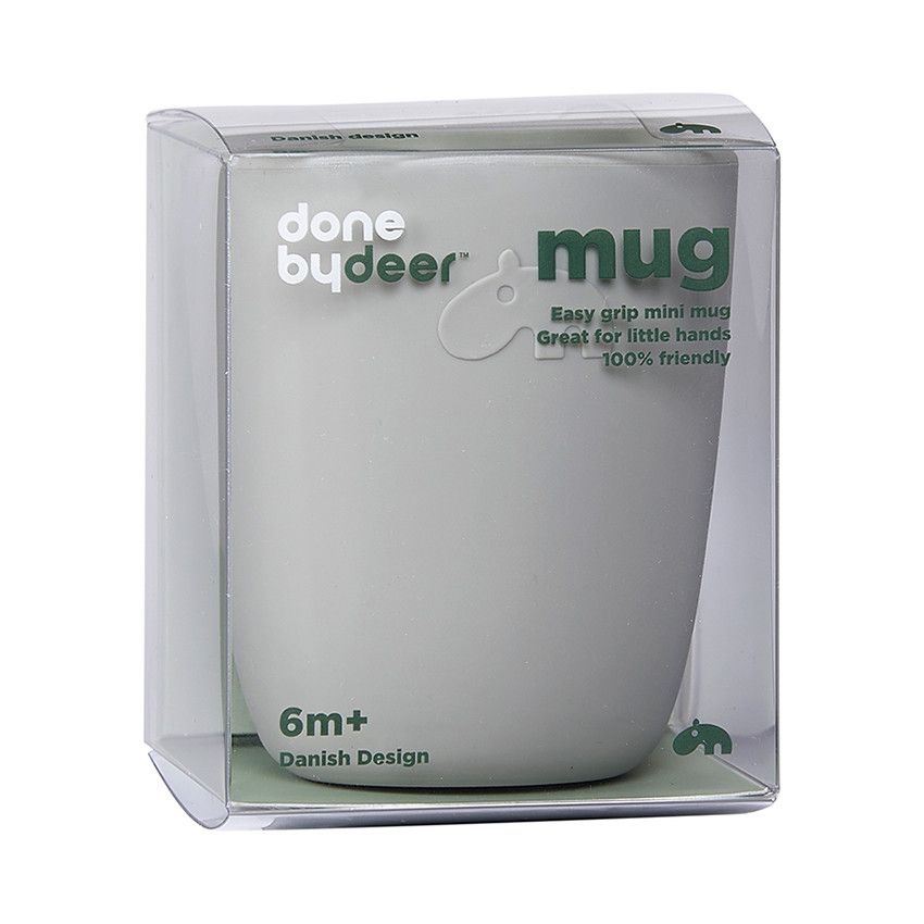 Tasse en silicone - Mini mug - Gris - Ecru