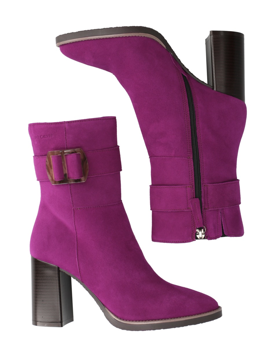 Veloursleder Stiefelette