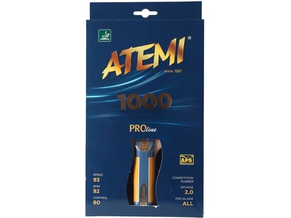 ATEMI 1000 anatomisk PING PONG PAD