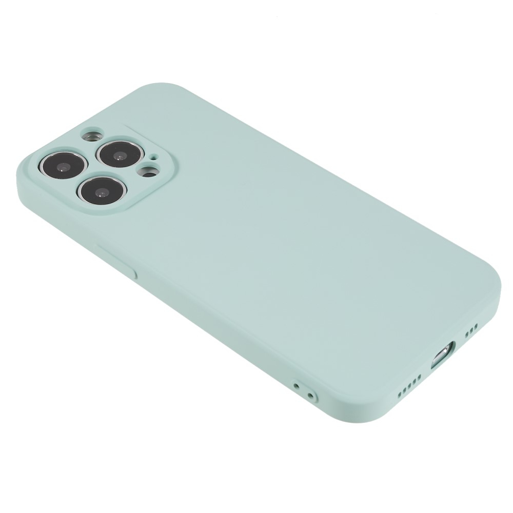 iPhone 13 Pro Gummi Case Hülle mit Kameraschutz - Türkis (Matt)