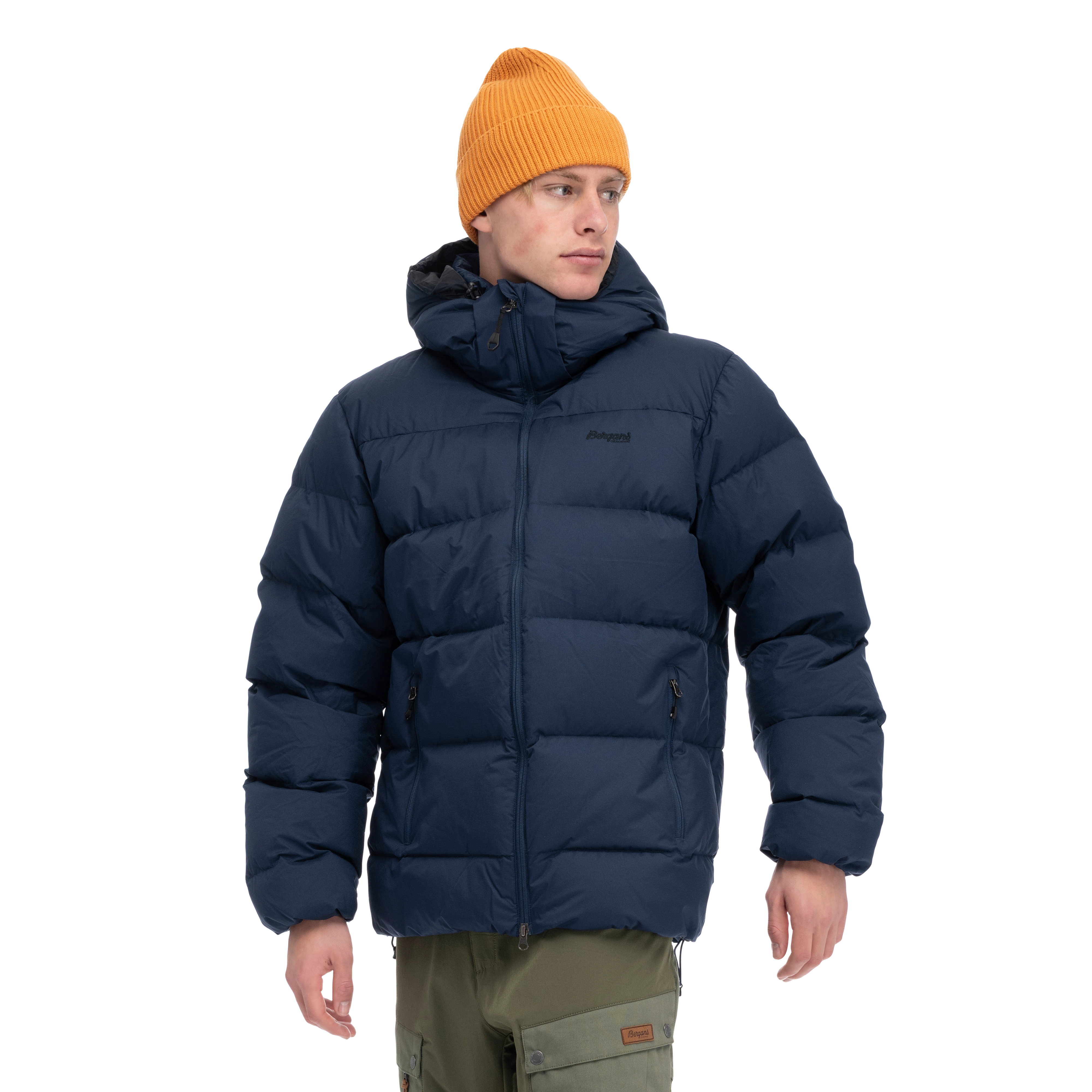 Lava Warm Down Jacket w/Hood Men Navy