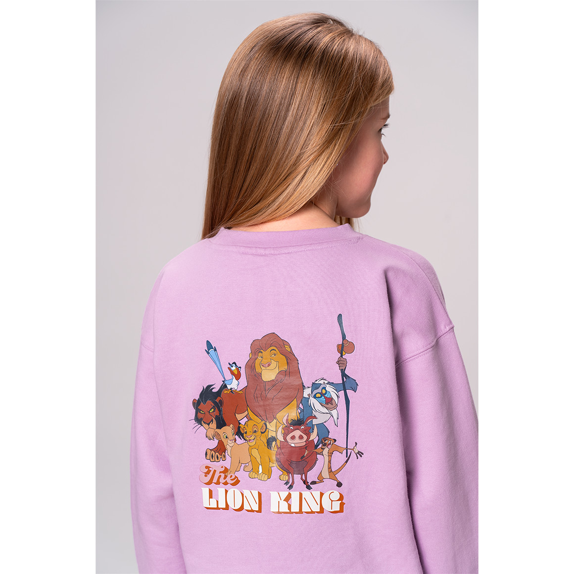 Topolino Disney Classics Sweatshirt mit großem Motiv lila