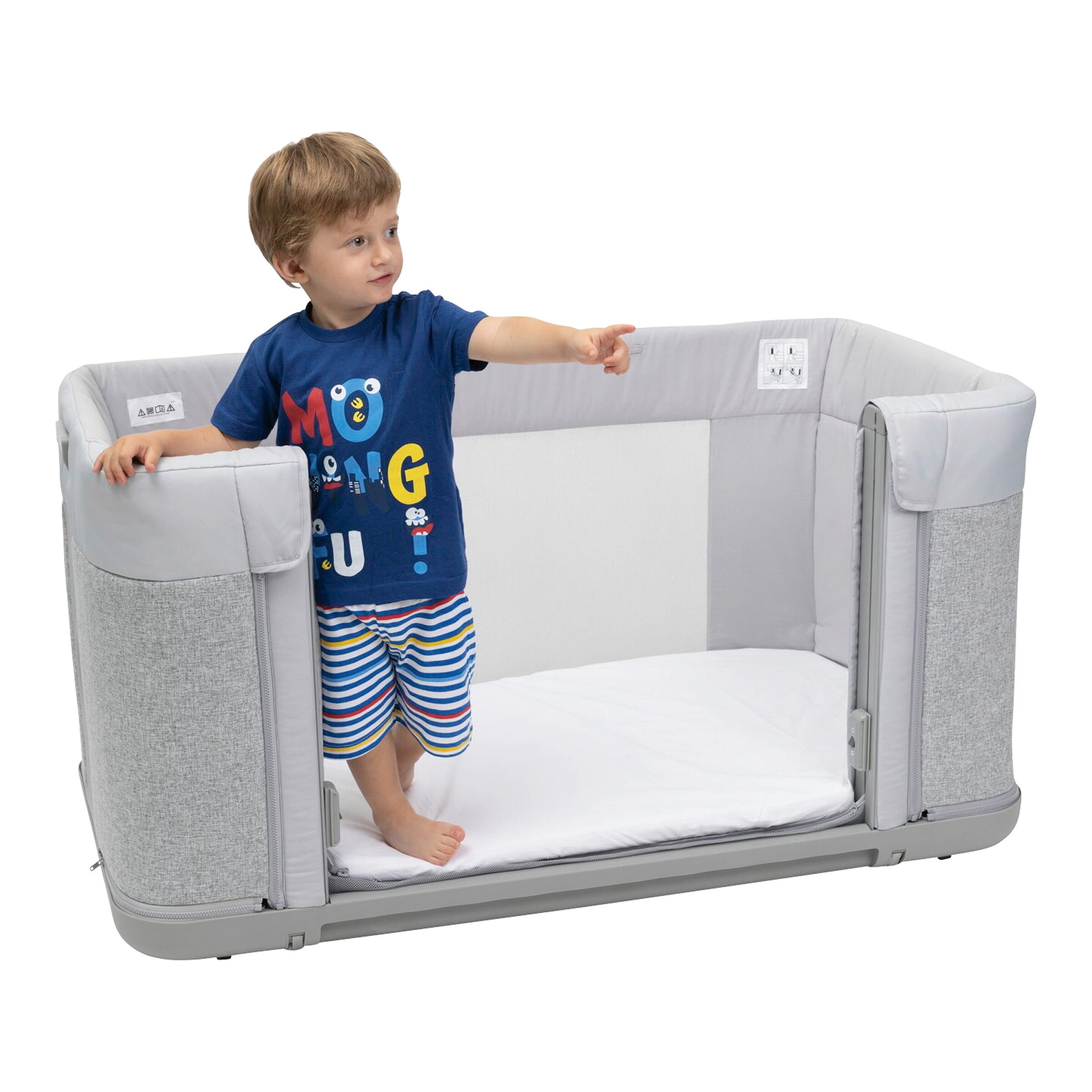 Chicco Beistellbett Next2Me Forever Ash Grey