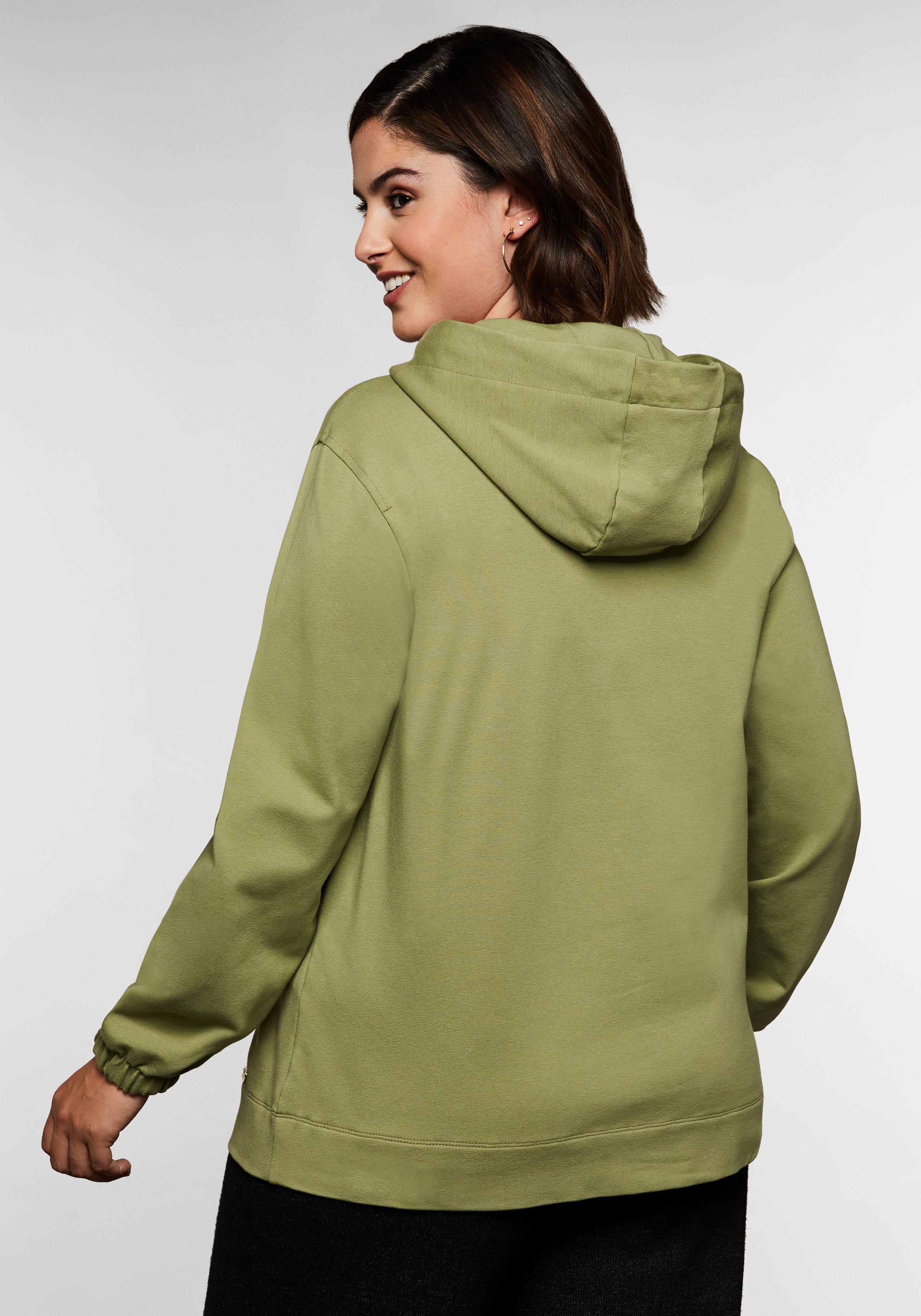 Sweatshirt mit Kapuze und Reißverschluss