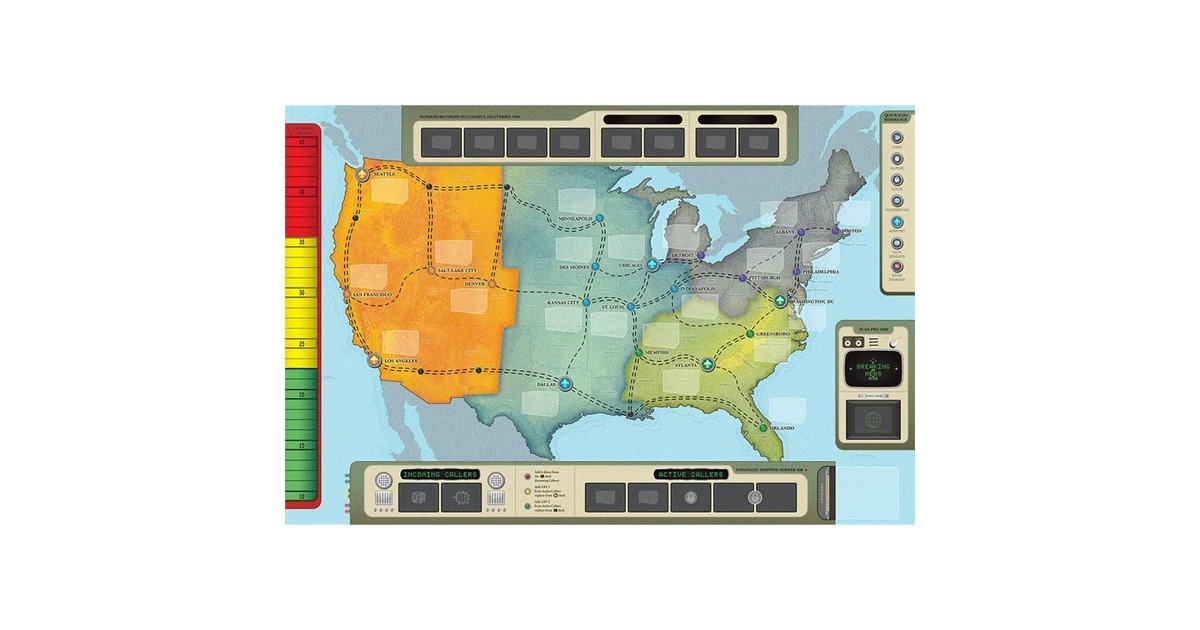 European Player NetworkExpress Route Bordspel  (Engels, 1 - 4 spelers, 60 minuten, Vanaf 10 jaar)