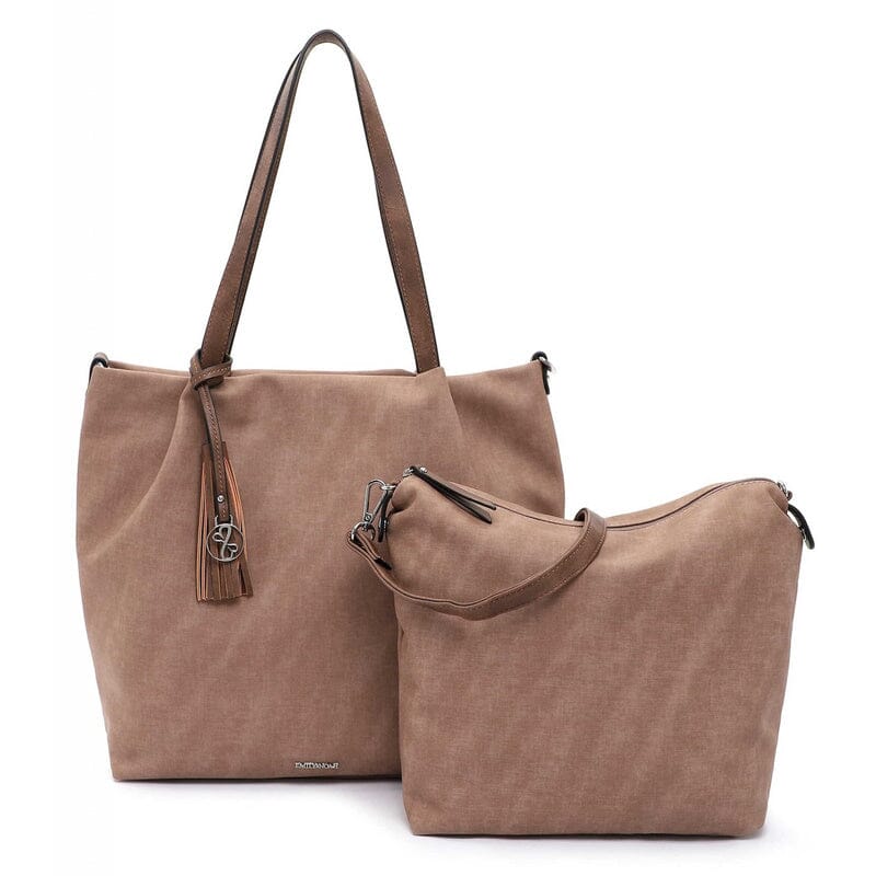 Emily & Noah Elke Bag in Bag Shopper L Taupe