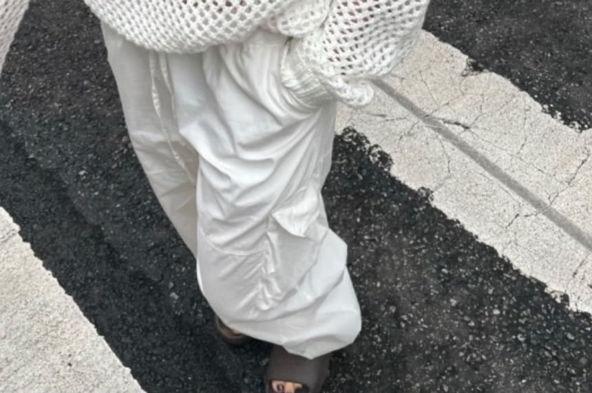 SeoulPop - Unisex gehaakte nettrui met losse pasvorm