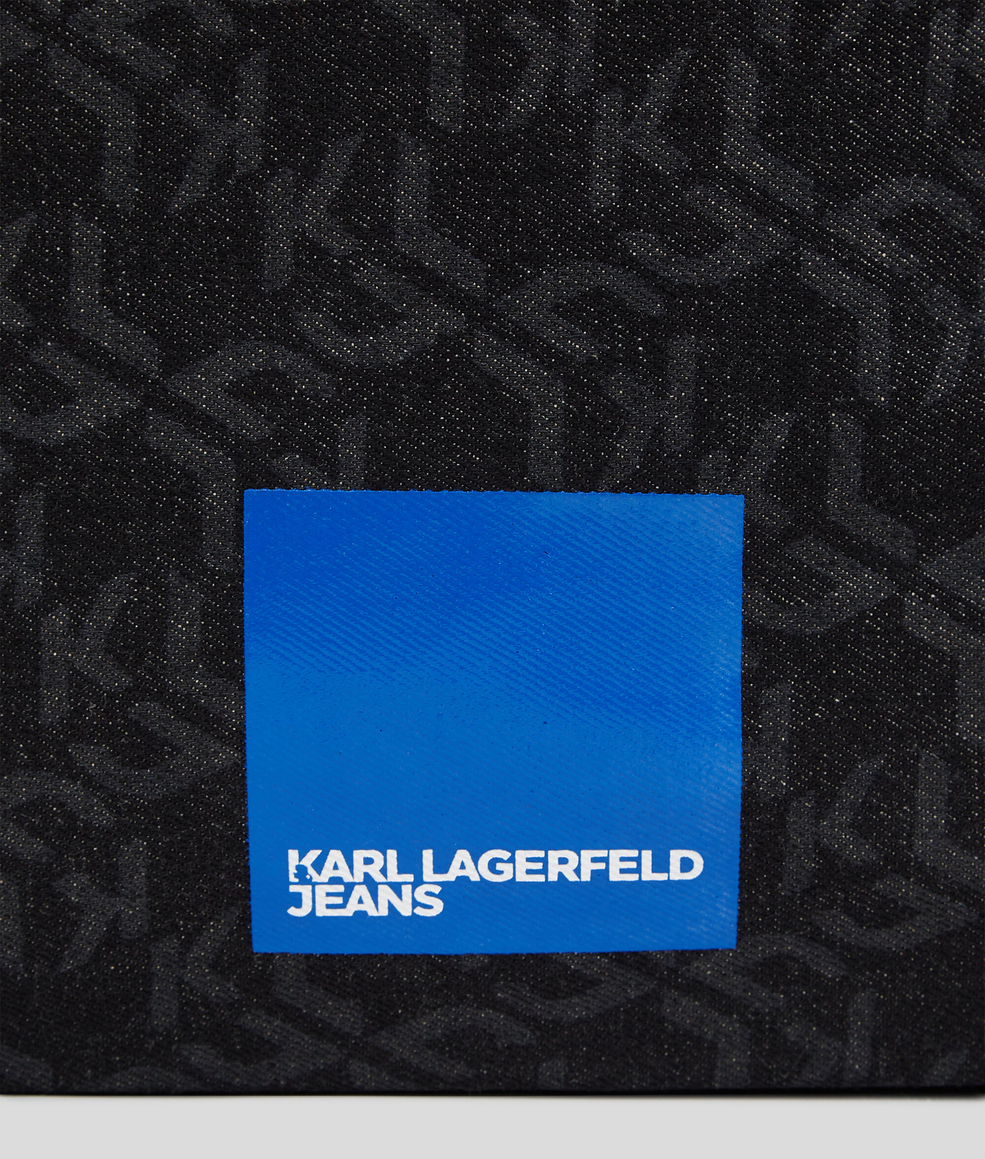 CABAS EN DENIM KLJ MONOGRAM