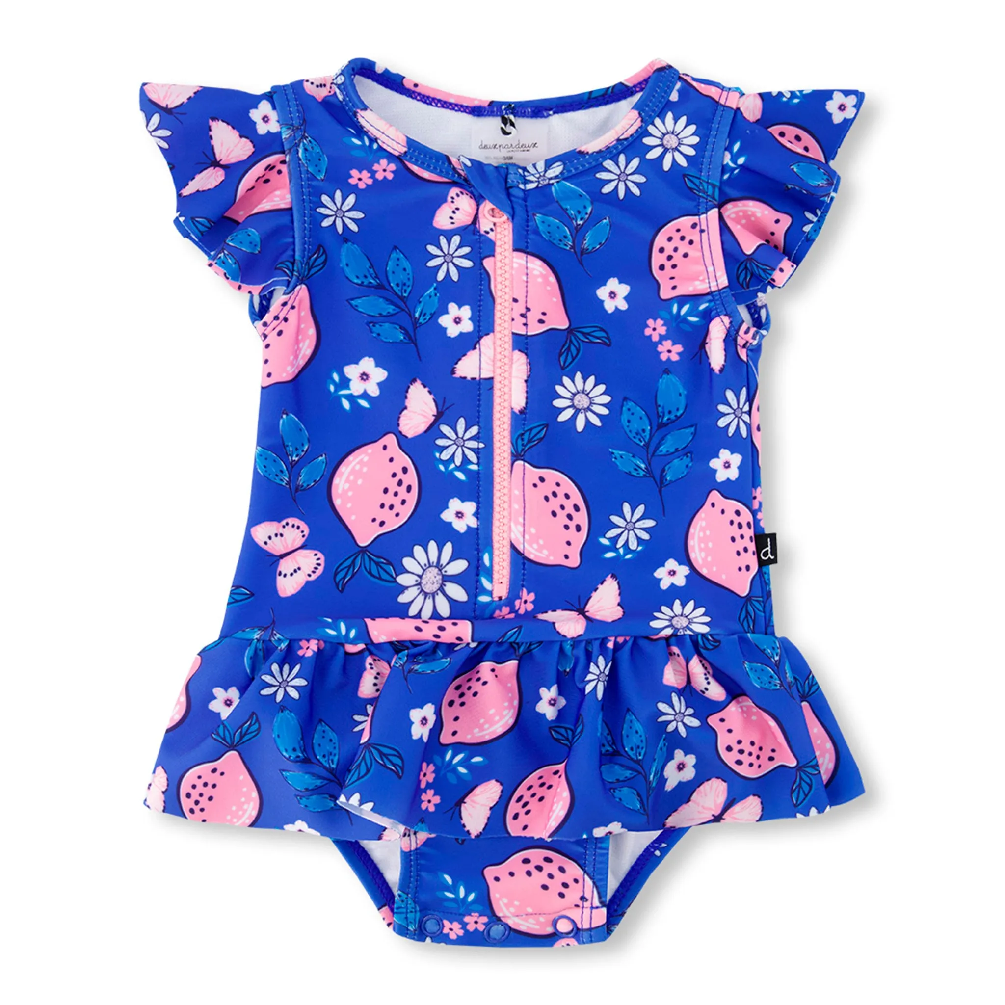 Deux par Deux Maillot UV Citron 3-24mois