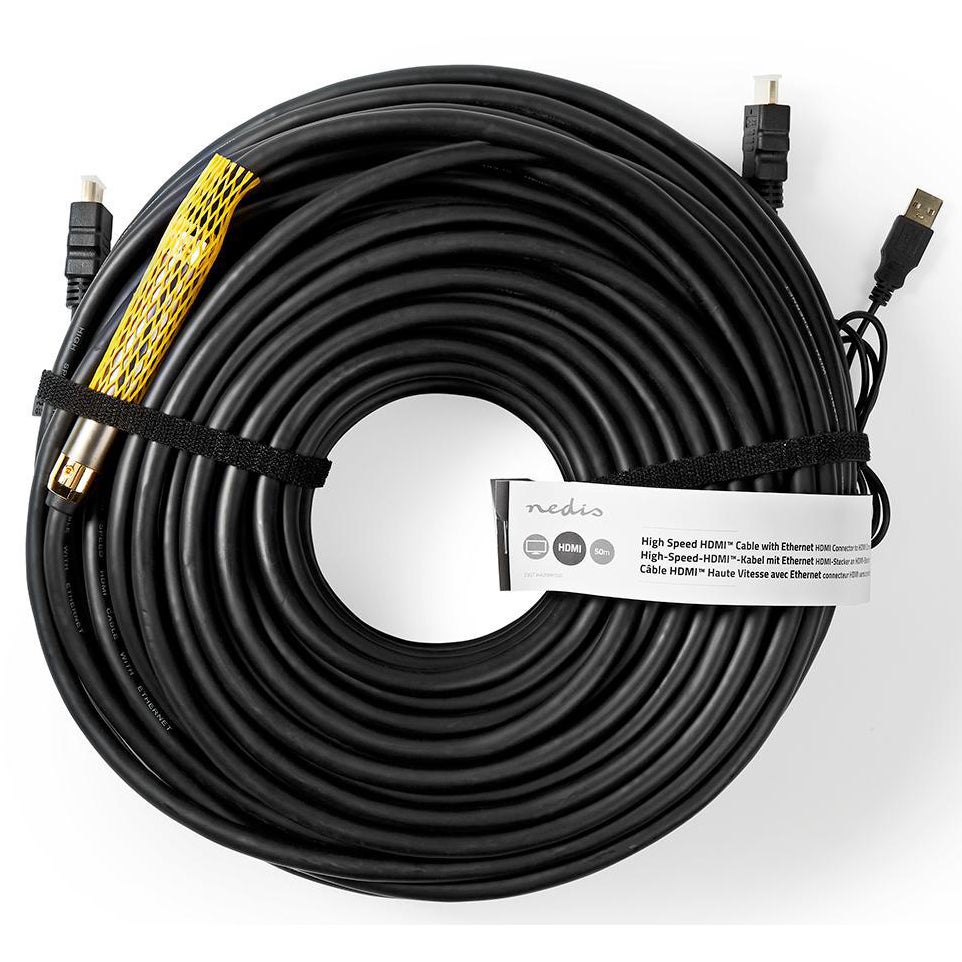 Nedis CVGT34620BK500 High Speed HDMI kabel met ethernet 50m
