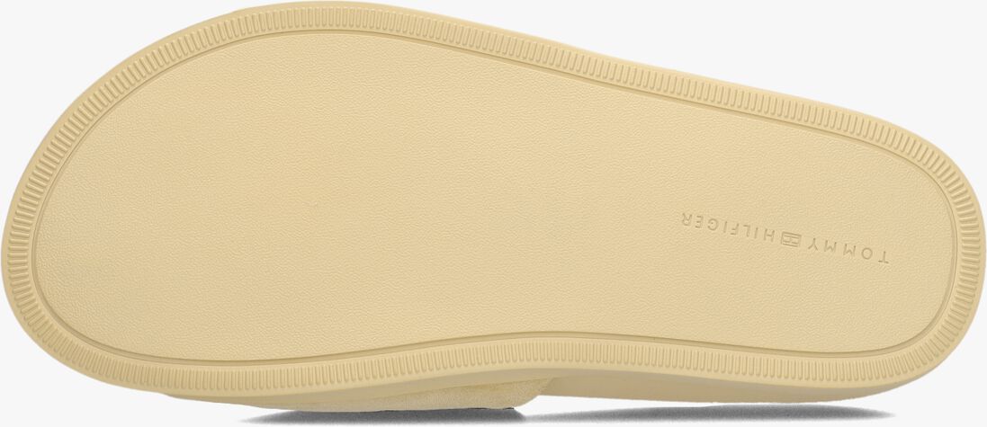 TOMMY HILFIGER beige tommy hilfiger teenslippers th hardware flat sandal