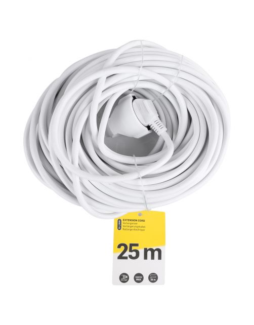Q-Link Verlengsnoer 3x1.5 - Elektra - 25 m Wit