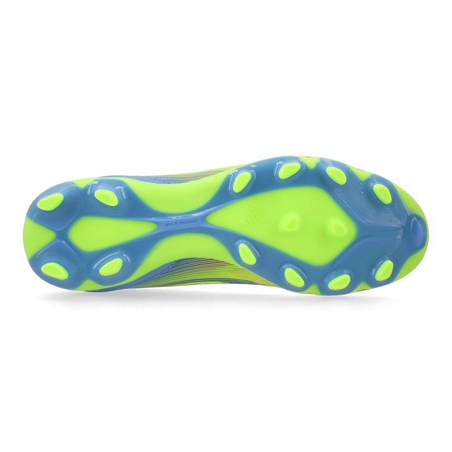 adidas F50 League MG Celestial Victory - Blue Fusion/Lucid Lemon/Lucid Pink