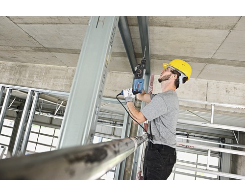 Bosch Professional GBH 2-28 F boorhamer met SDS plus boorkop, inclusief platte beitel, 3-delige SDS plus-5 boorset (6/8/10 mm) en L-koffer