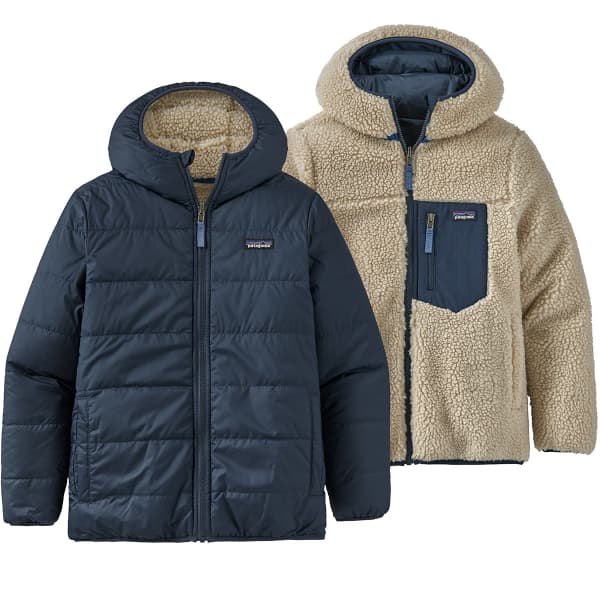 Veste PATAGONIA BOYS' REVERSIBLE READY FREDDY HOODY NEW NAVY