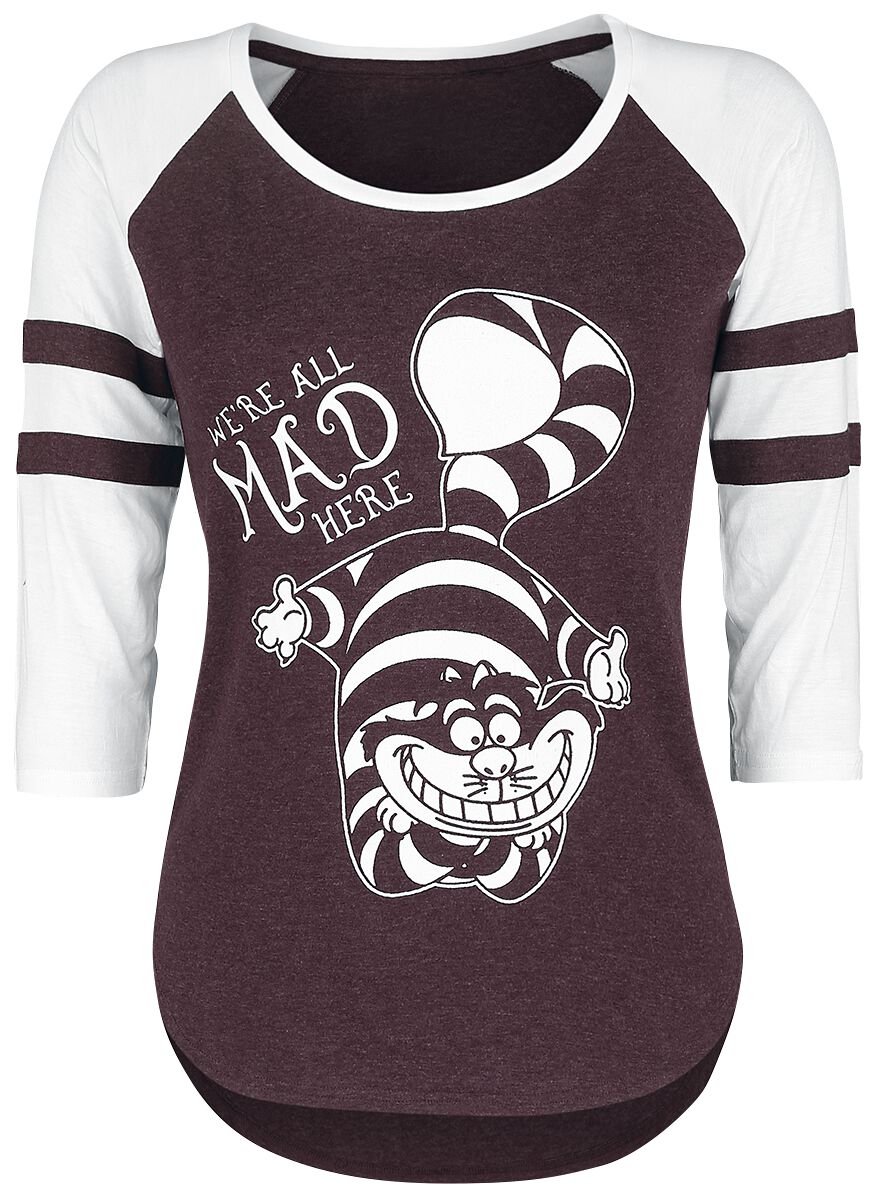 We're All Mad Here | Alice Au Pays Des Merveilles T-shirt manches longues