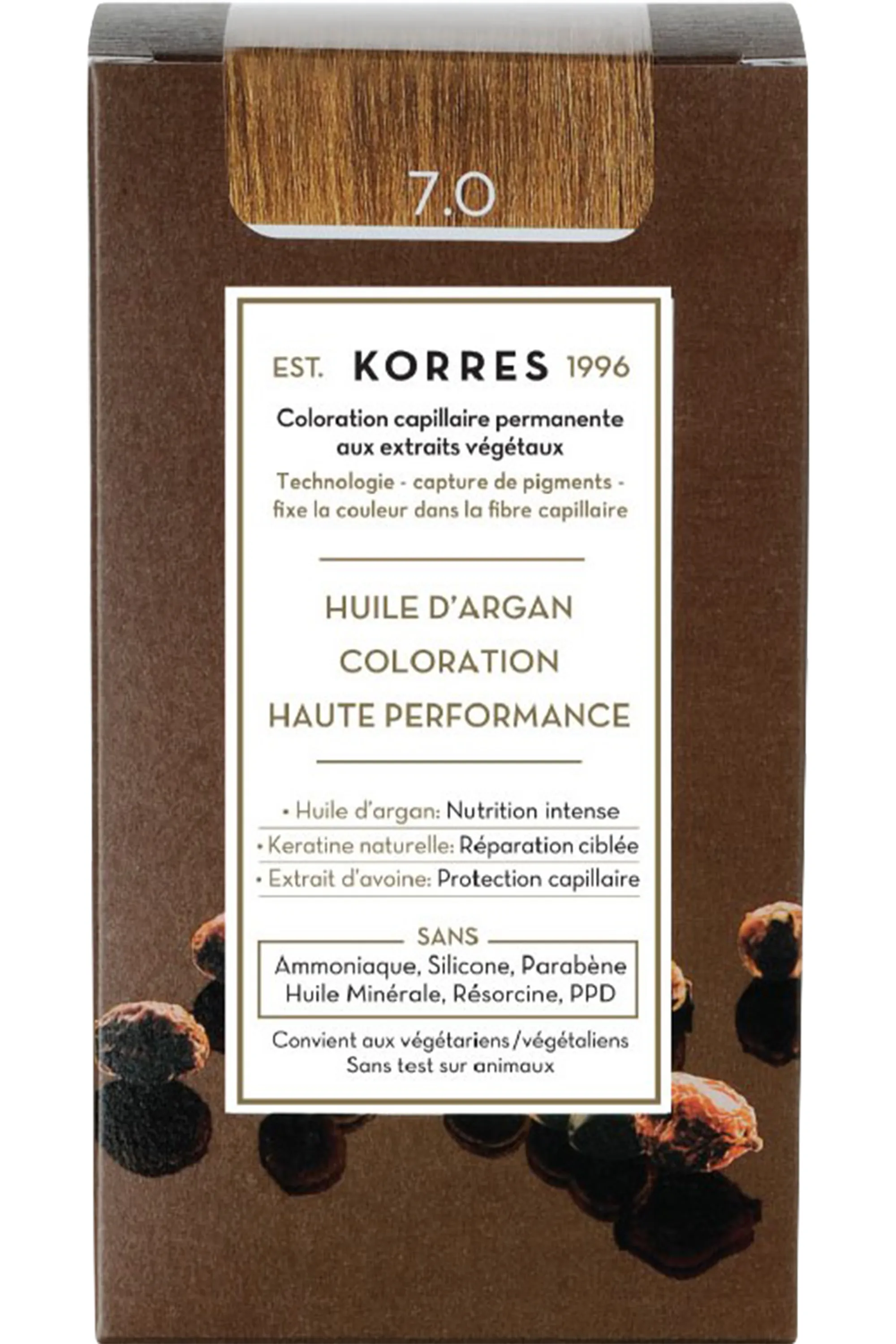 Korres Coloration permanente huile d’argan
