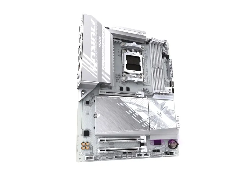 AORUS B850 ELITE WIFI7 ICE - Bundkort - ATX - Socket AM5 - AMD B850 Chipset - USB-C 3.2 Gen 2x2, USB-C 3.2 Gen2, USB 3.2 Gen 2, USB 3.2 Gen 1 - Bluetooth, Wi-Fi 7, 2.5 Gigabit LAN - onboard grafik (CPU påkrævet) - HD Audio (8-kanaler)