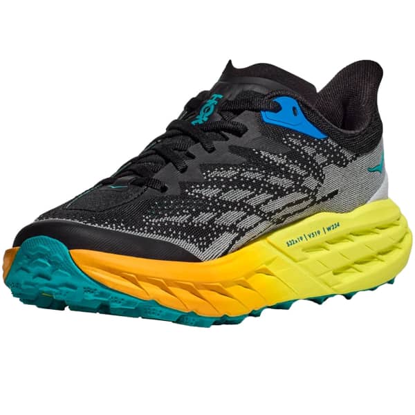Chaussure trail HOKA ONE ONE SPEEDGOAT 5 W BLACK / EVENING PRIMROSE