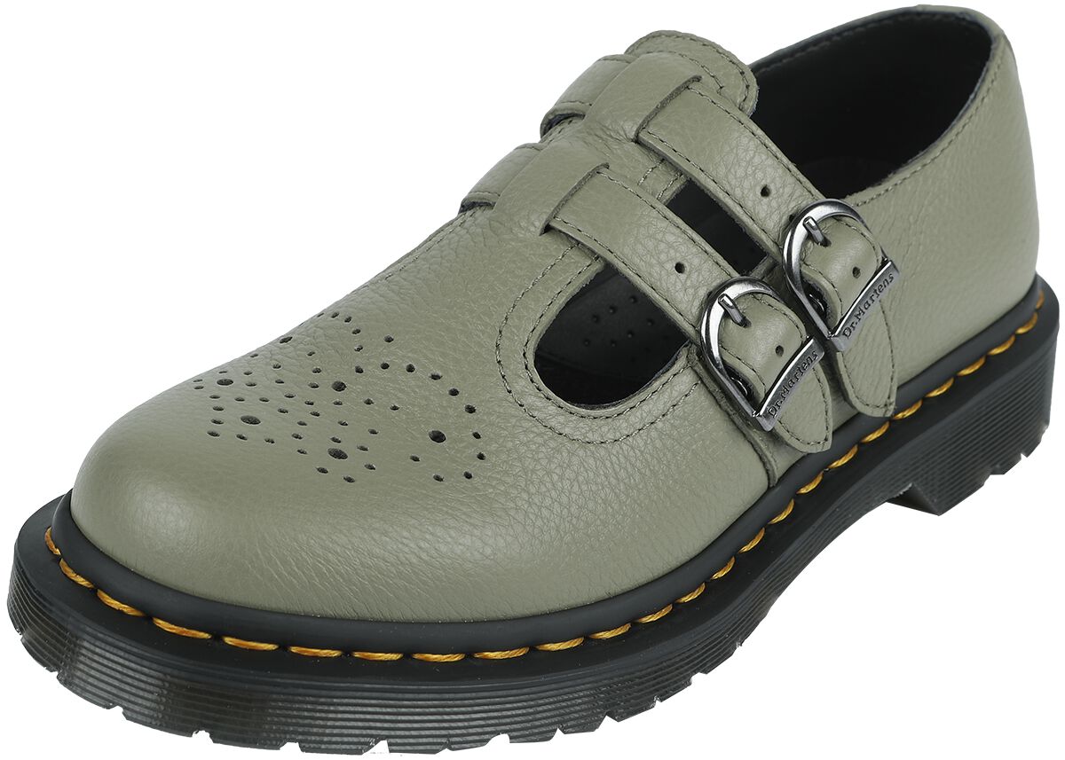 8065 Mary Jane - Muted Olive Virginia | Dr. Martens Chaussures basses