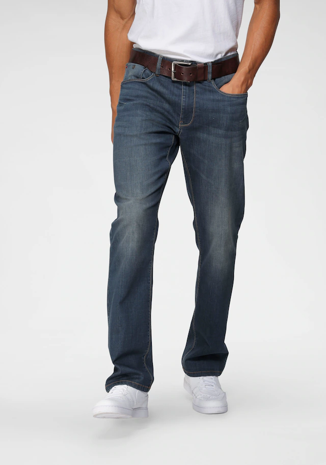 H.I.S Comfort-fit-Jeans »ANTIN« bequeme Passform,  gerades Bein,  mit Used-Waschung