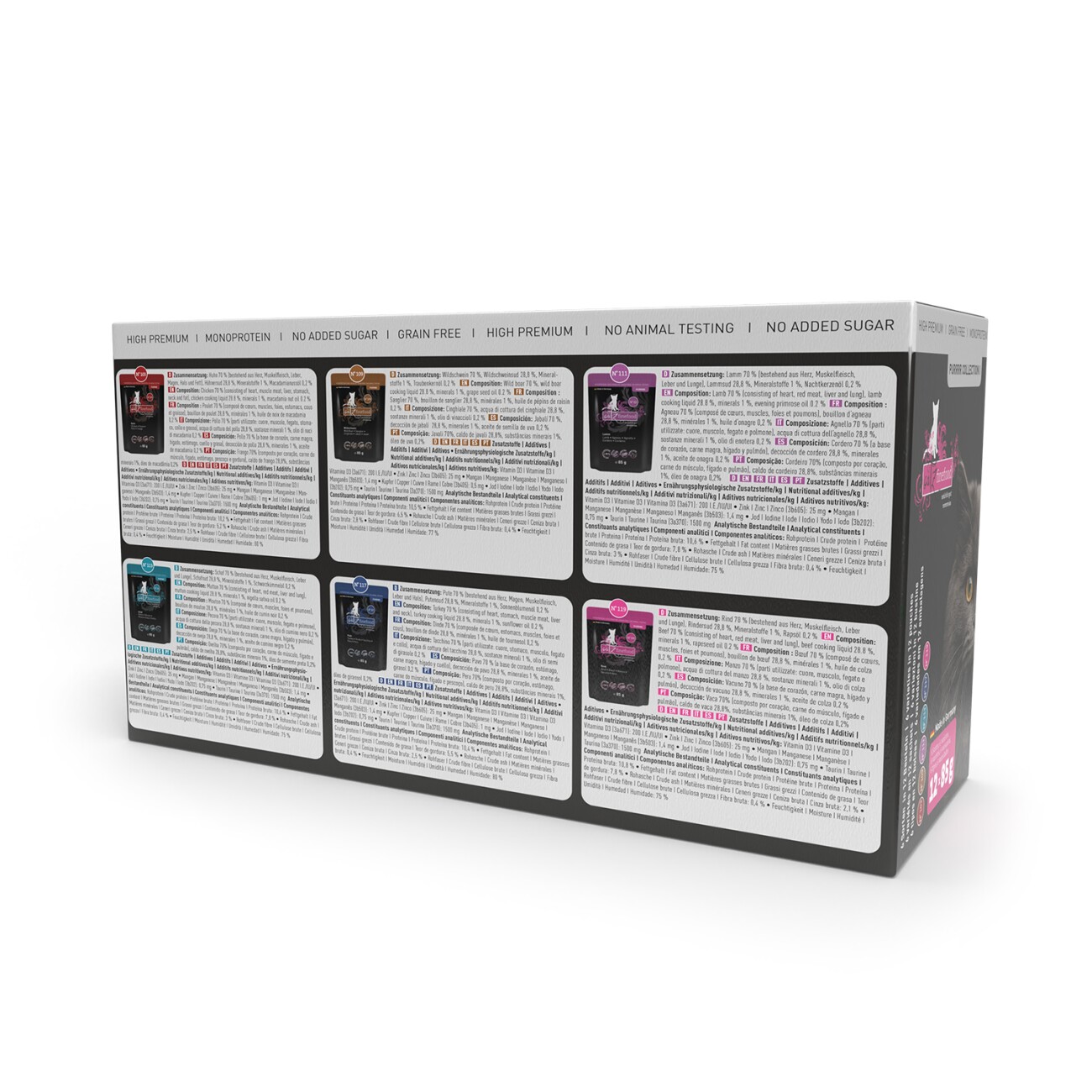 Catz finefood Nassfutter Katze Purrrr Collection I Adult Multipack 12x85 g