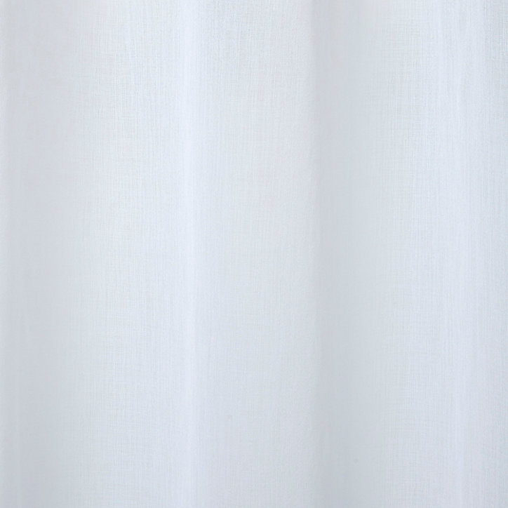 Voilage GoodHome Yena blanc l.140 x H.260 cm