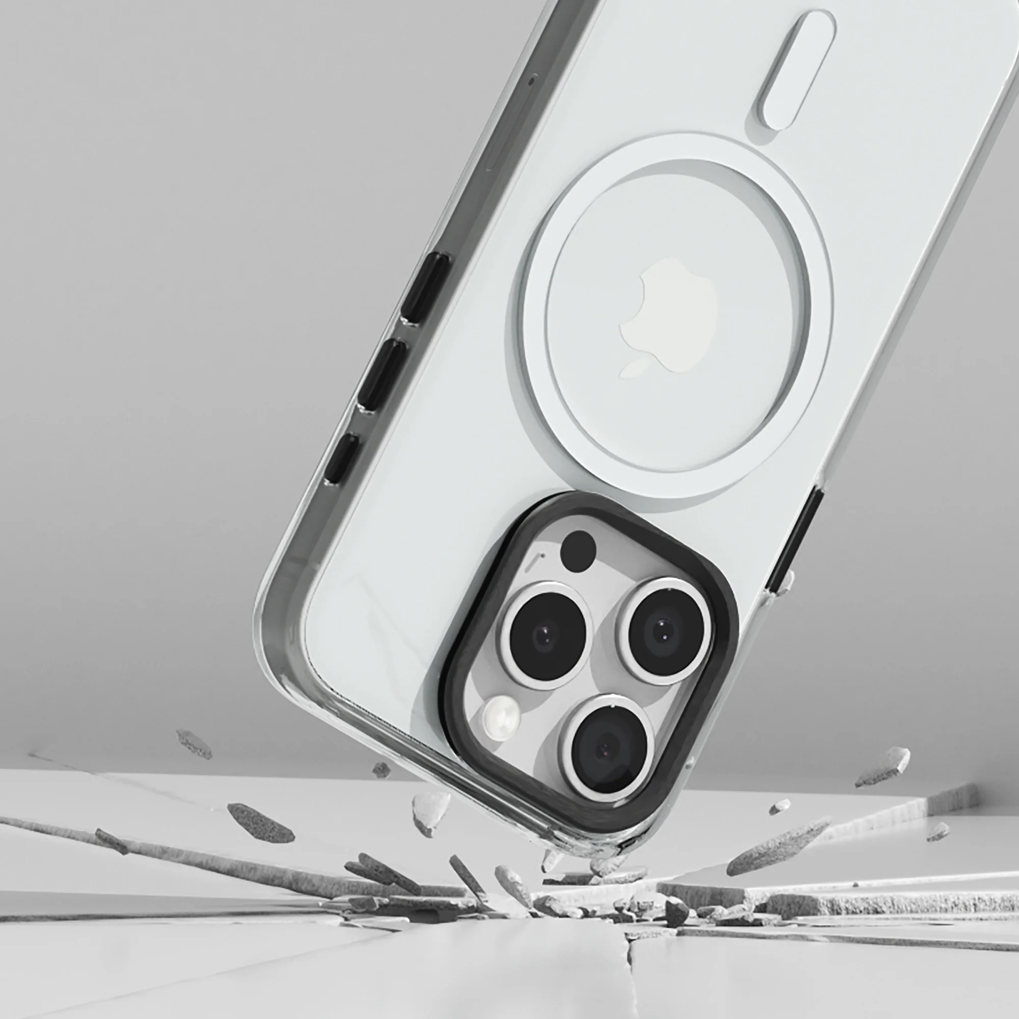 iPhone 14 Pro MagSafe Hardcase Hülle Clear Case (MCA01262O7) - Schwarz / Transparent