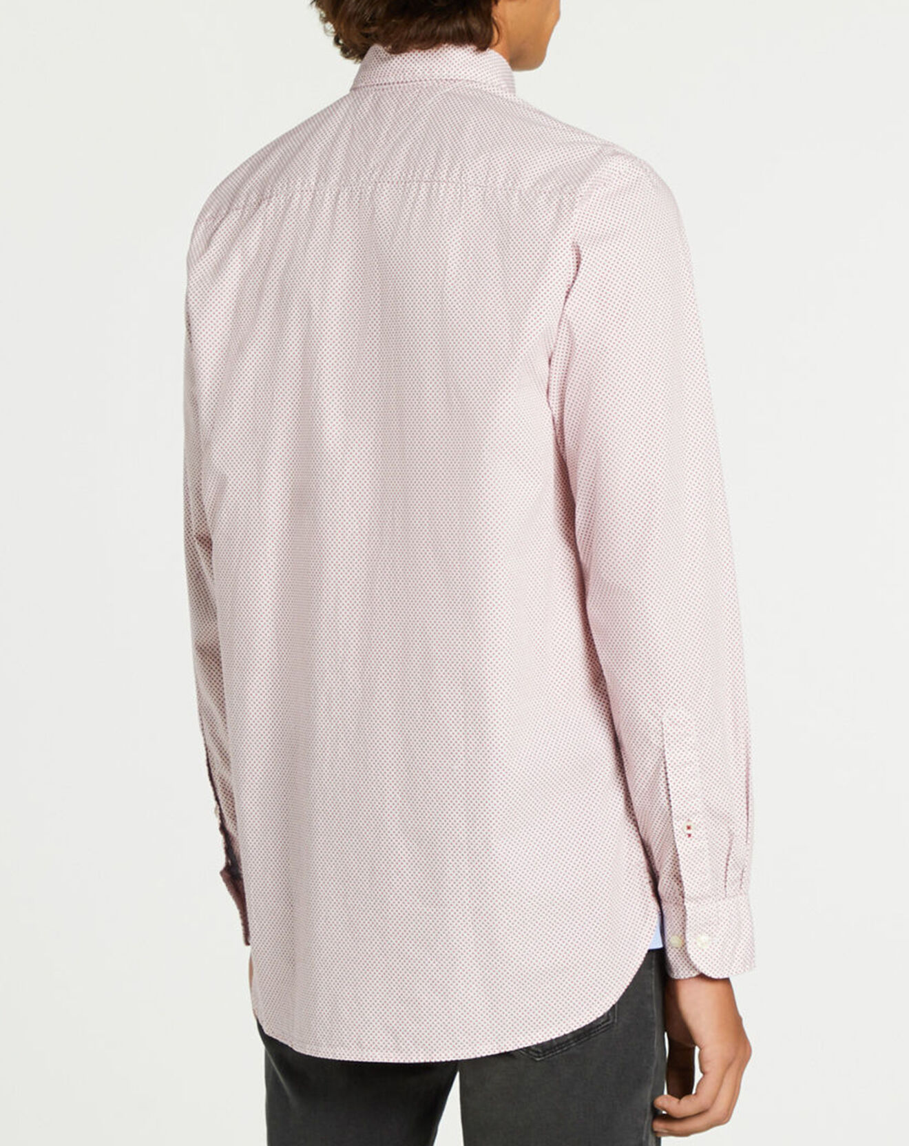 Tommy Hilfiger Chemise droite Micro Bandana blanc/rouge