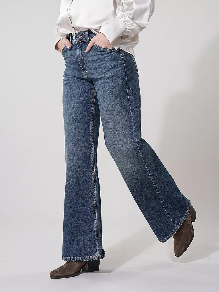 PNTS Jeans Wide Fit THE RAVER dunkelblau