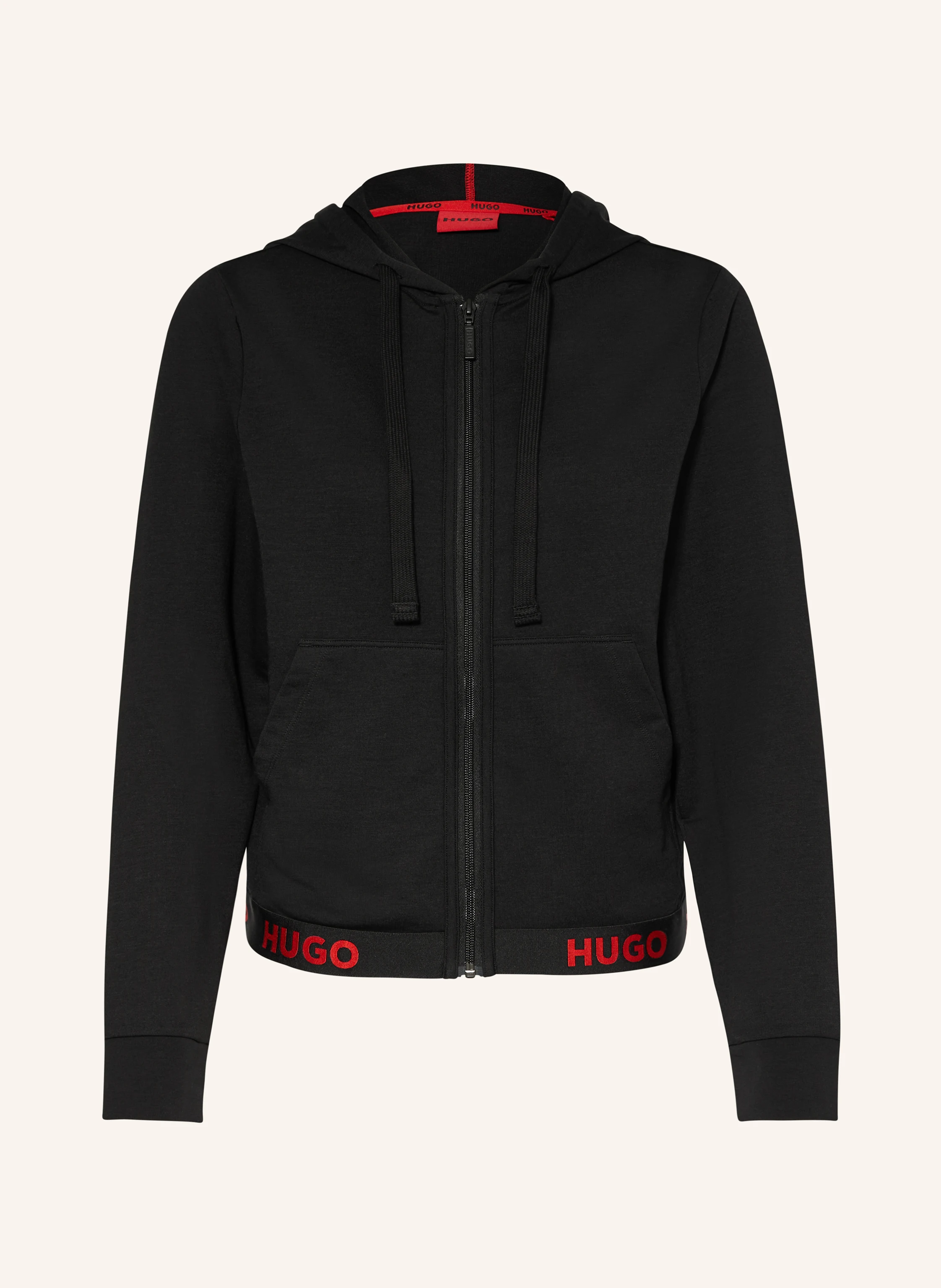 HUGO Lounge-Sweatjacke SPORTY LOGO