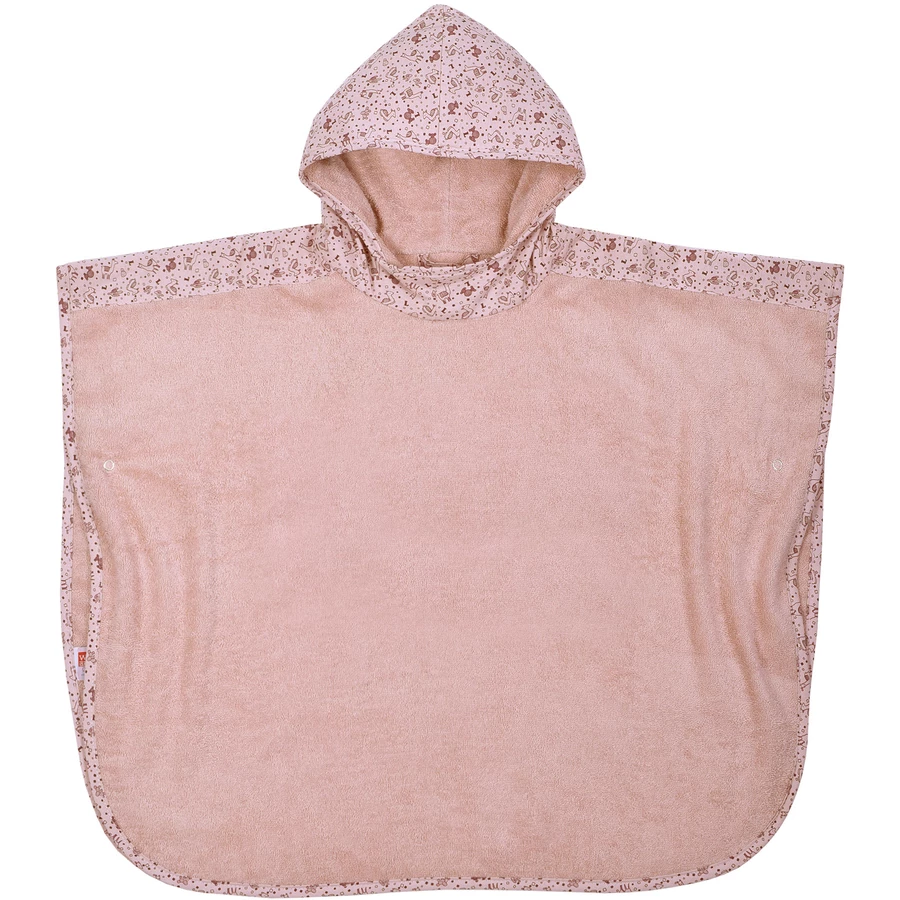 WÖRNER SÜDFROTTIER Badeponcho Lamas altrosa 60 x 75 cm