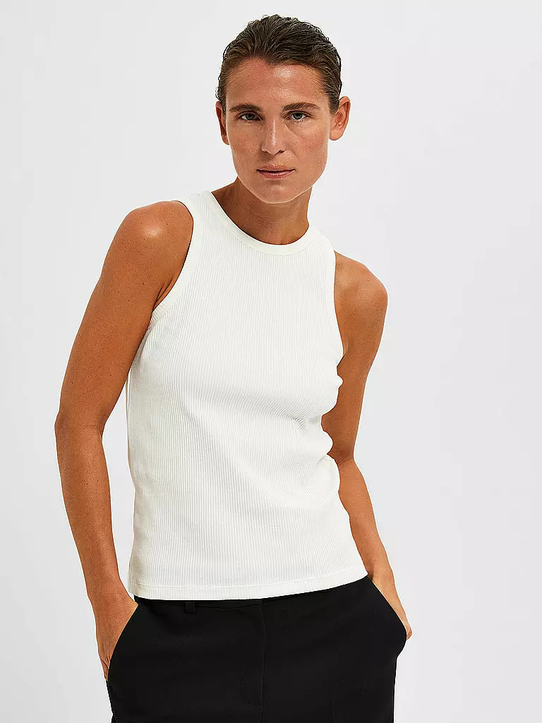 SELECTED FEMME Top SLFANNA weiss