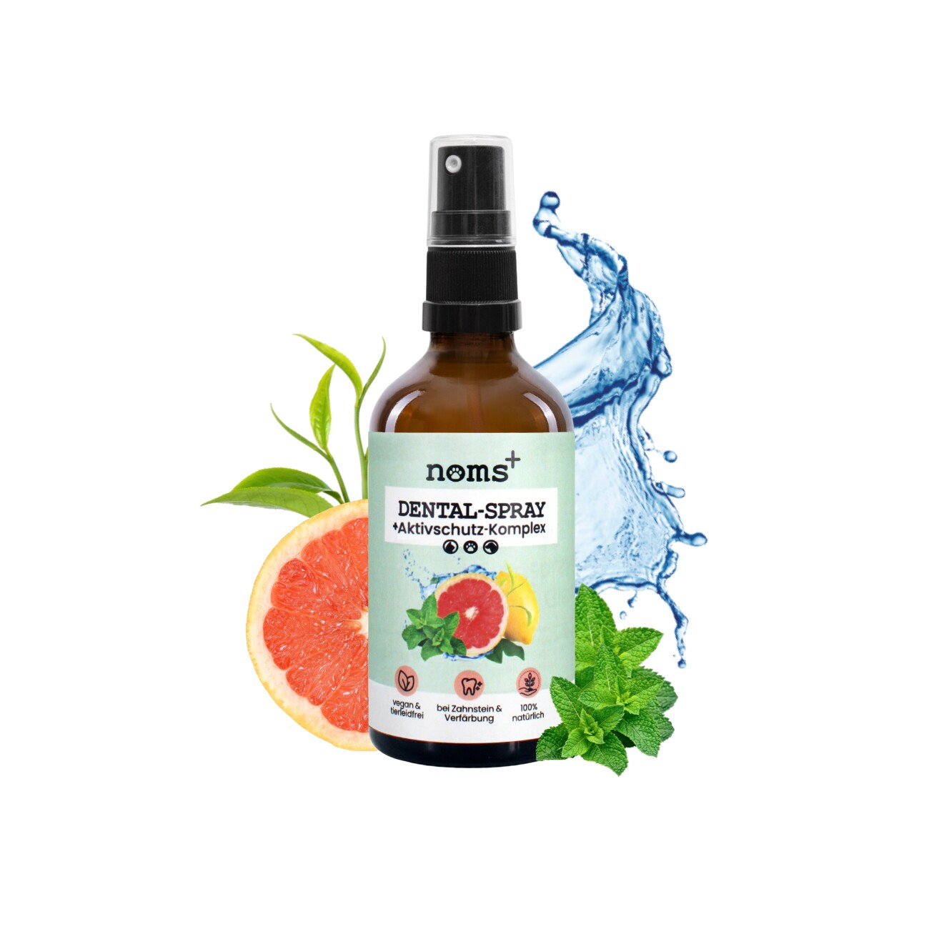 noms+ Dentalspray bei Zahnstein für Hunde und Katzen 100ml