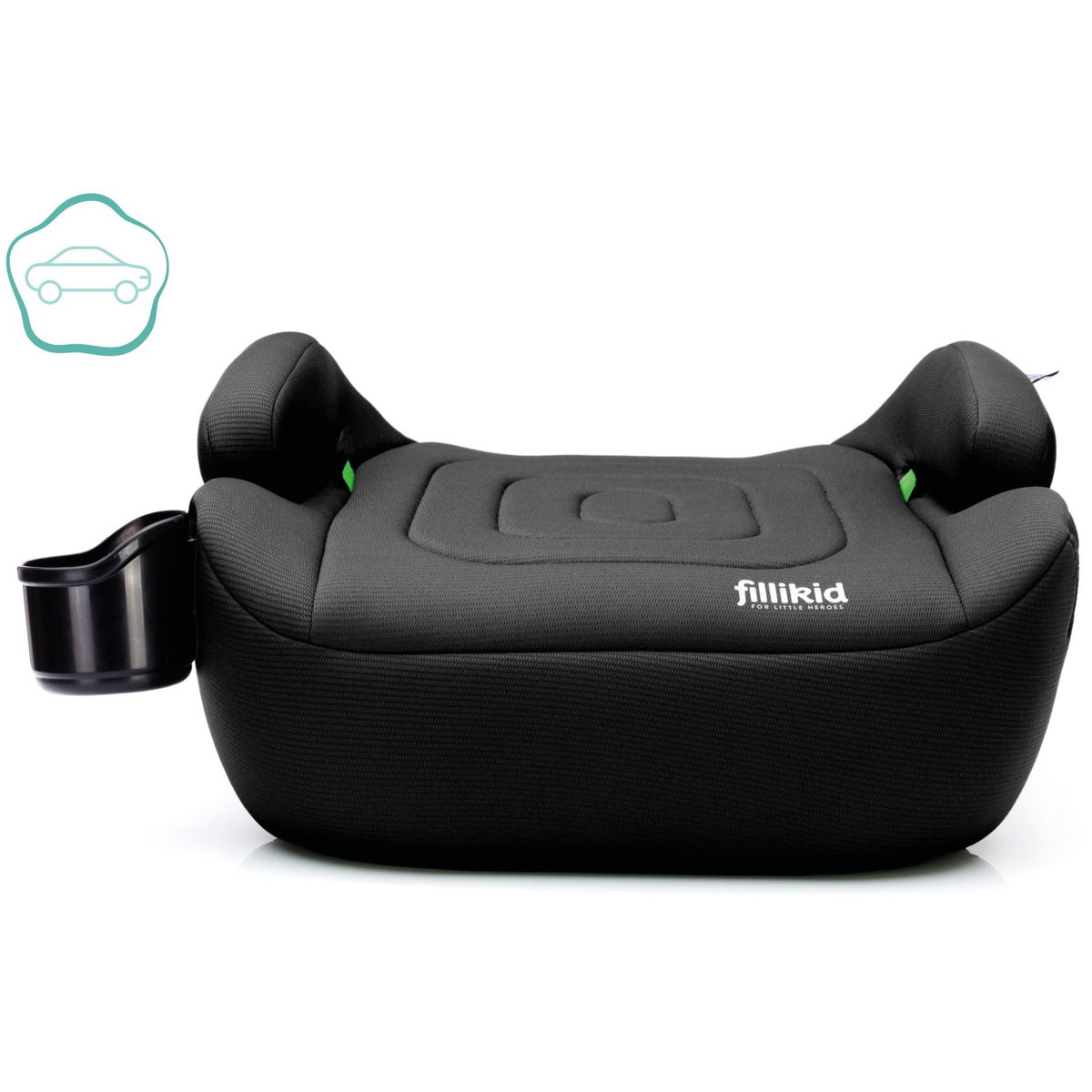 fillikidfillikid   Sitzerhöhung Flip Deluxe Auto schwarz