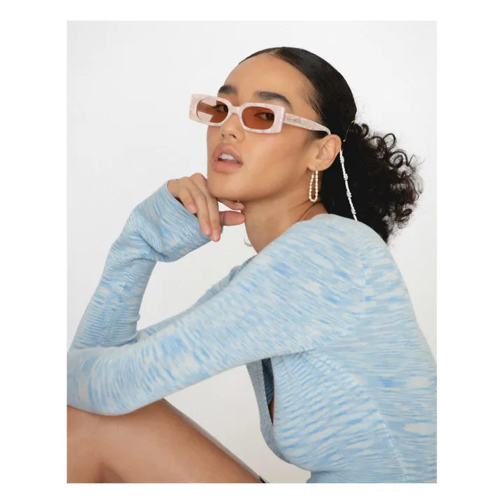 Lu Goldie Lunettes de Soleil Salomé | Rose bonbon
