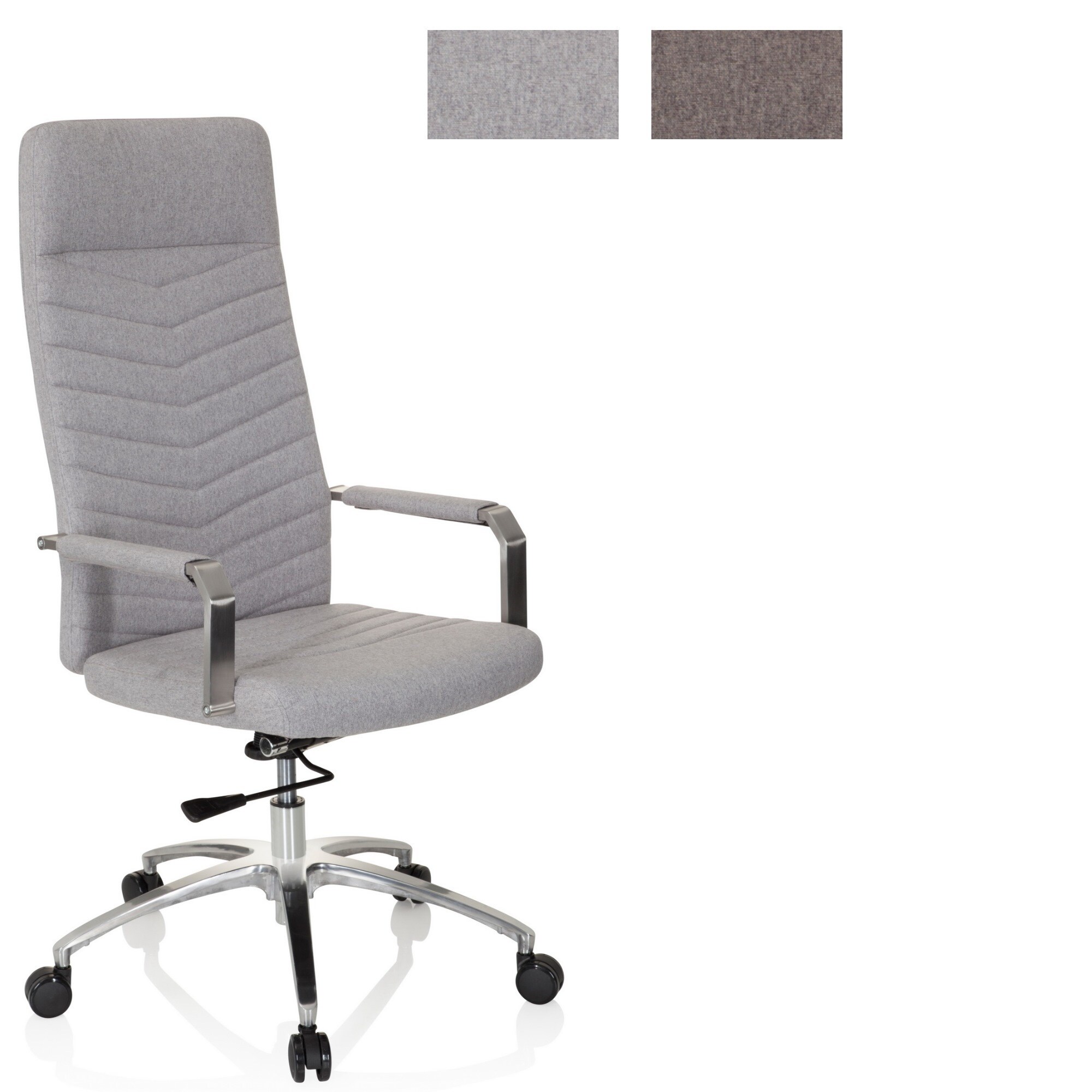 Home Office Bürostuhl SARANTO PLUS Stoff mit Armlehnen hjh OFFICE