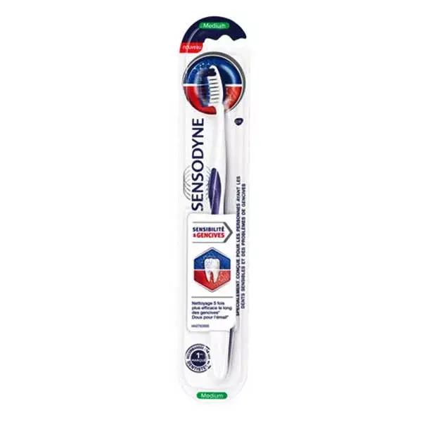 Escova de dentes Sensodyne para sensibilidade média e gengivas