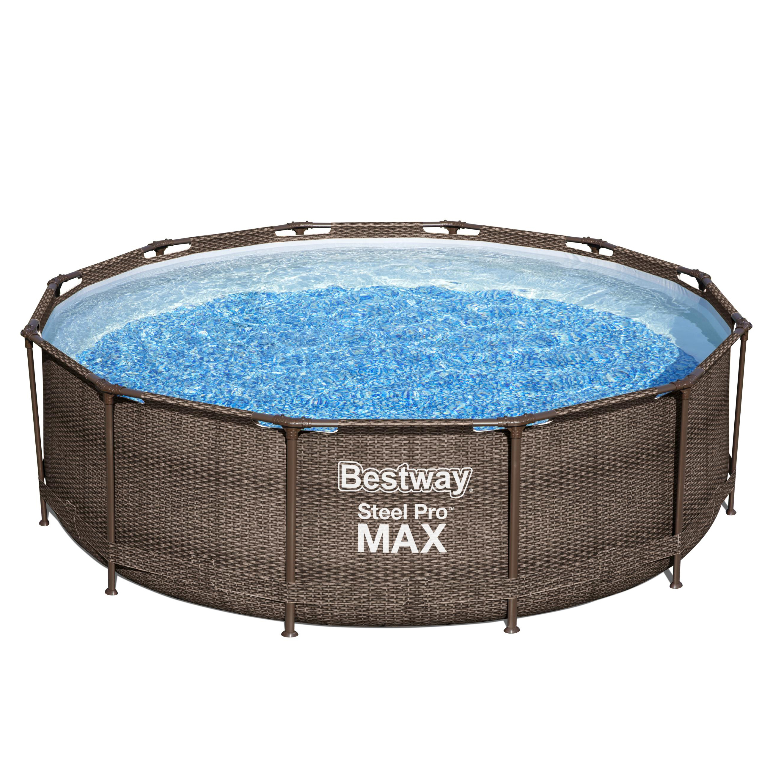 Bestway Pool Set Rattan-Optik 366 x 100 cm