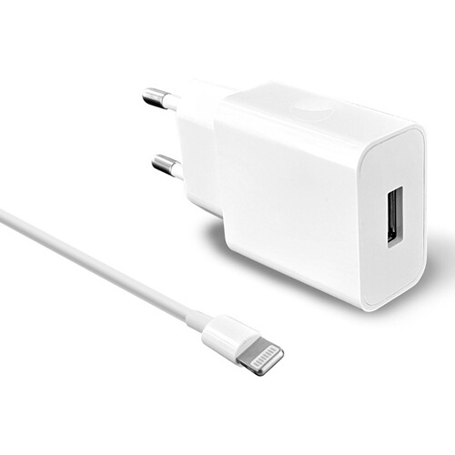 Chargeur pour téléphone mobile Everdrive Pack 2.4A + câble Lightning 1M