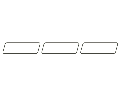 Ruitvormige sparrenstrip A/B, gezaagd, 22x68x2700 mm, 1 verpakking = 6 stuks