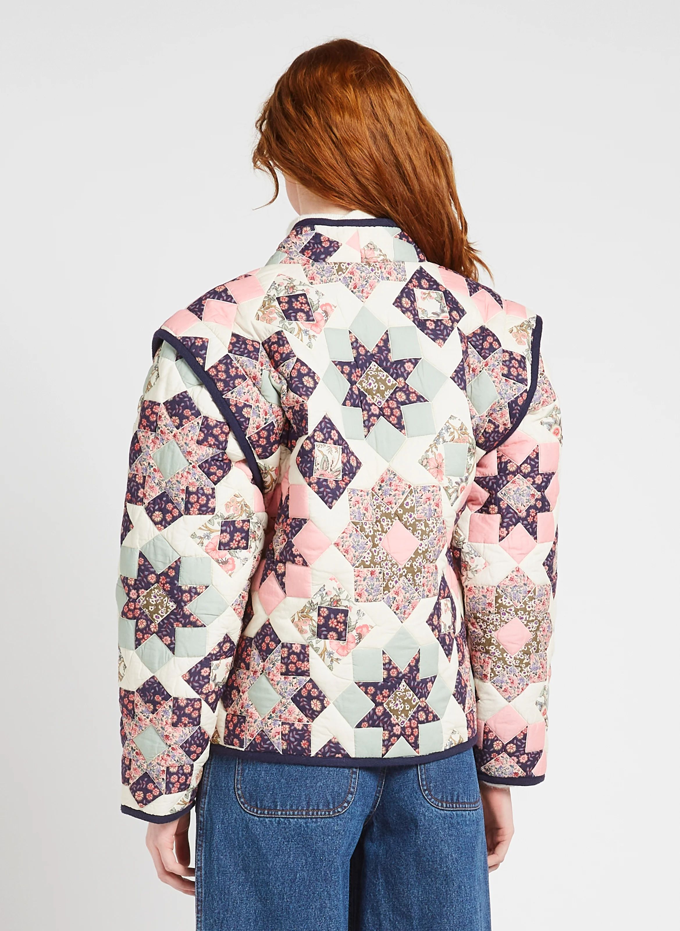 NELIANA - Veste patchwork en coton | Multicolore