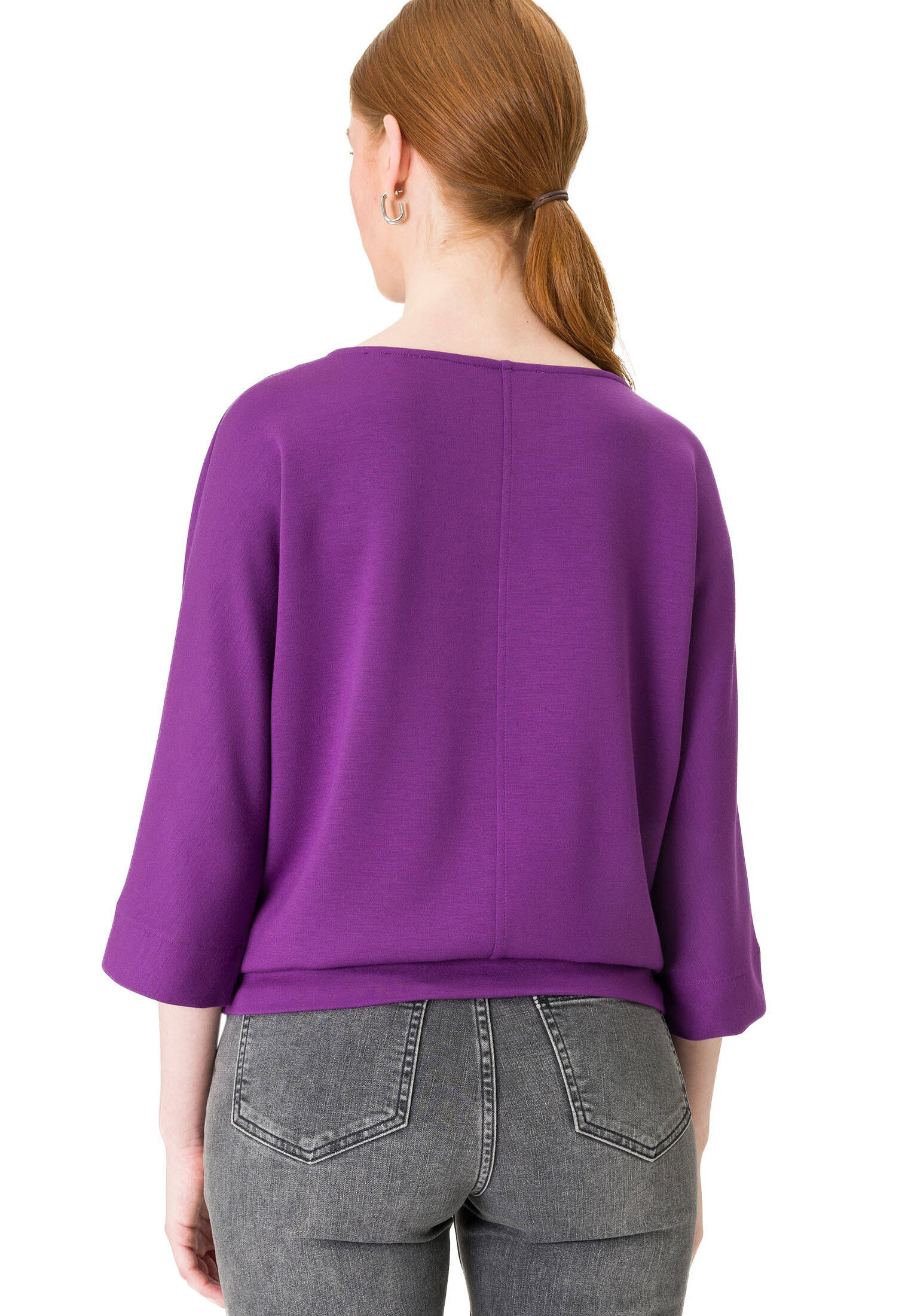 zero| Damen Sweatshirt Scuba 3/4 Arm