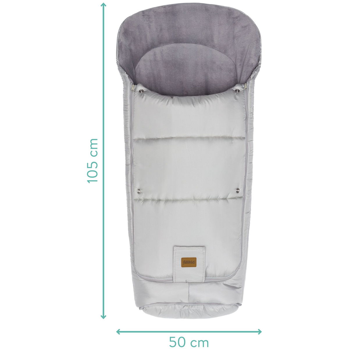 fillikidfillikid   Fusssack Peak silber