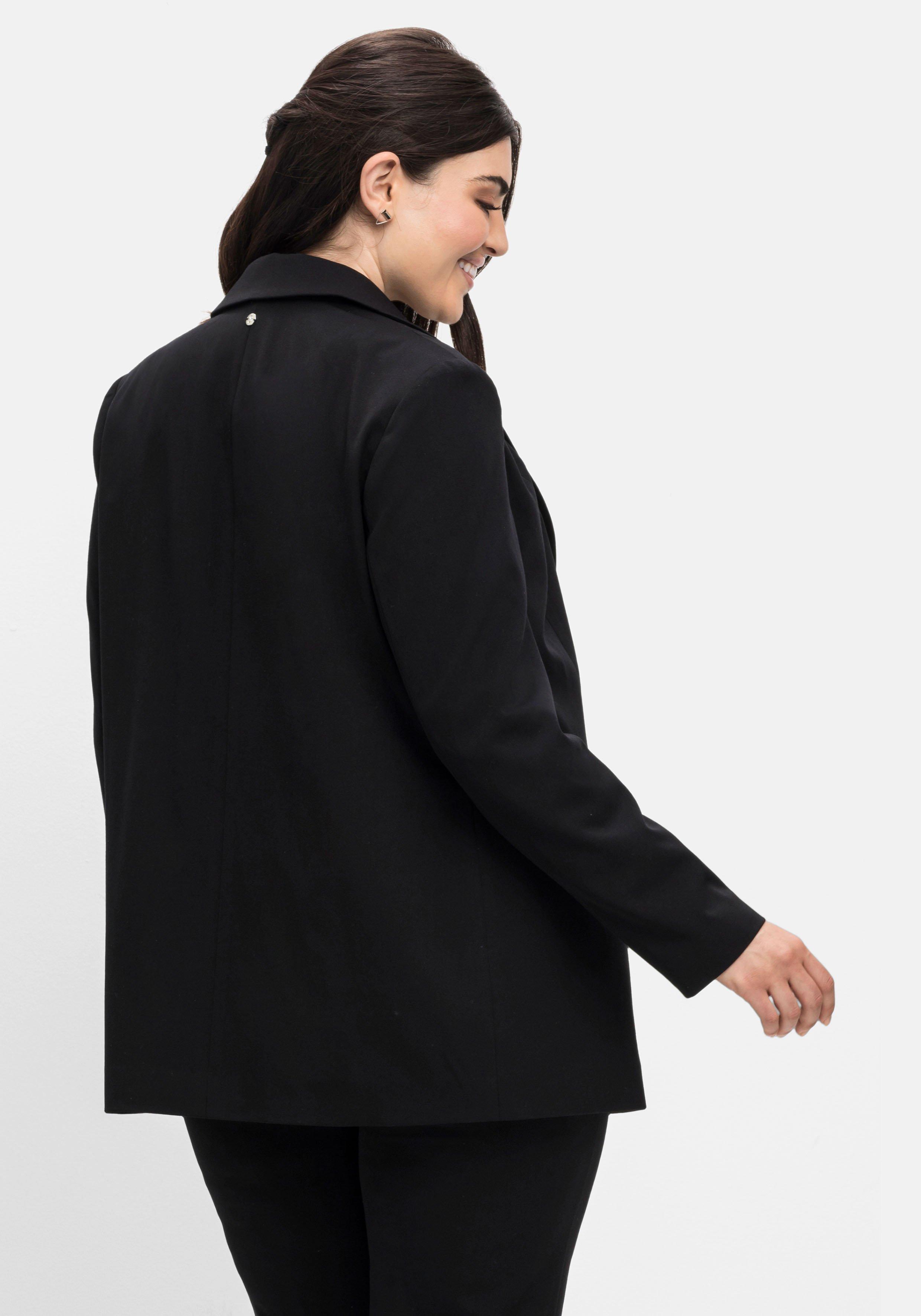 Blazer mit Reißverschluss-Taschen