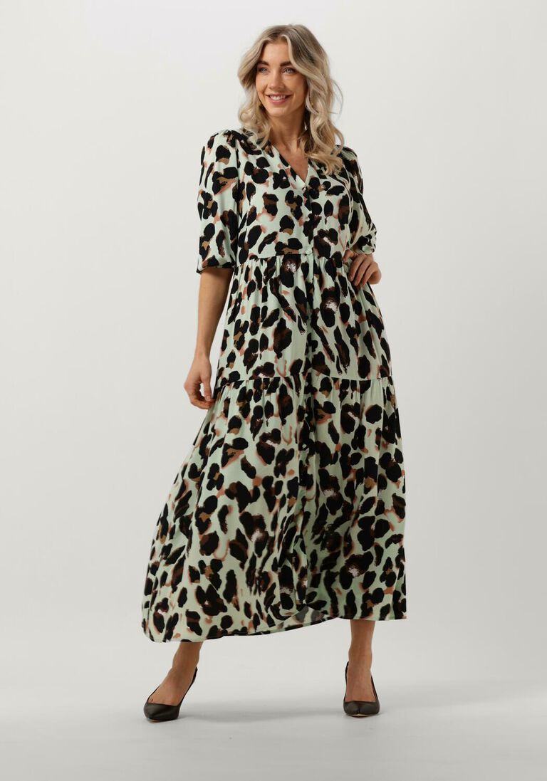 Y.A.S. groene y.a.s. maxi jurk yasalira 3/4 long dress