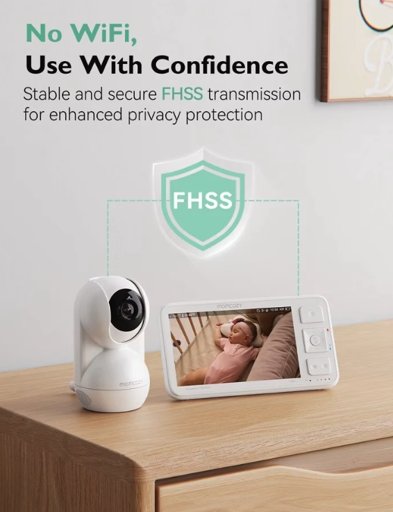 Zusatz Kamera für Babyphone BM03 mit Temperatursensor (ME003-WH12NB-A) - Weiss