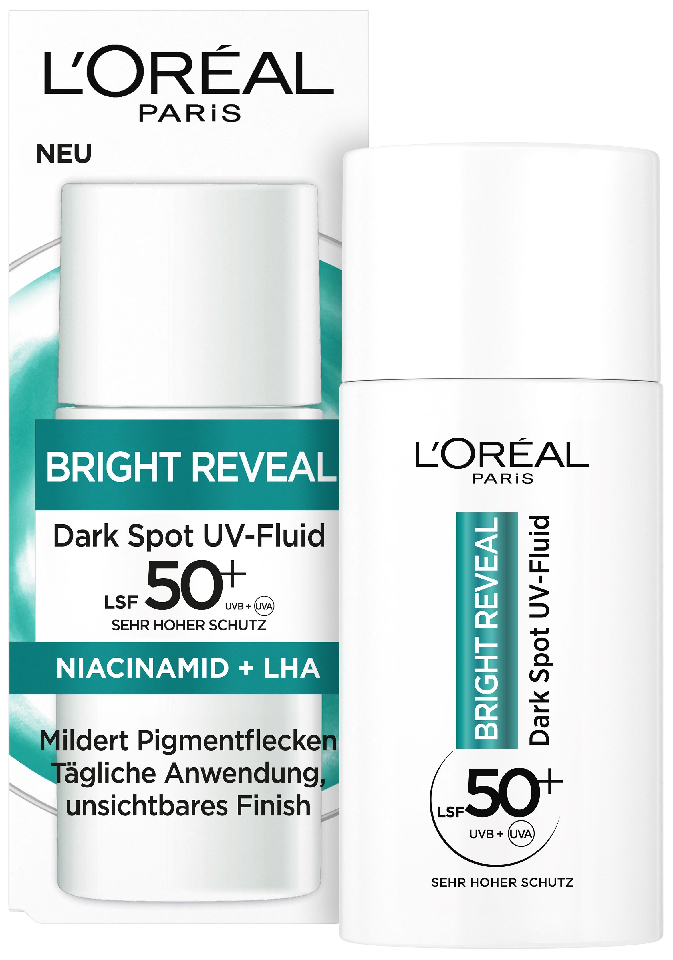 L'OREAL PARIS Bright Reveal Dark Spot UV Fluid LSF50 50 ml